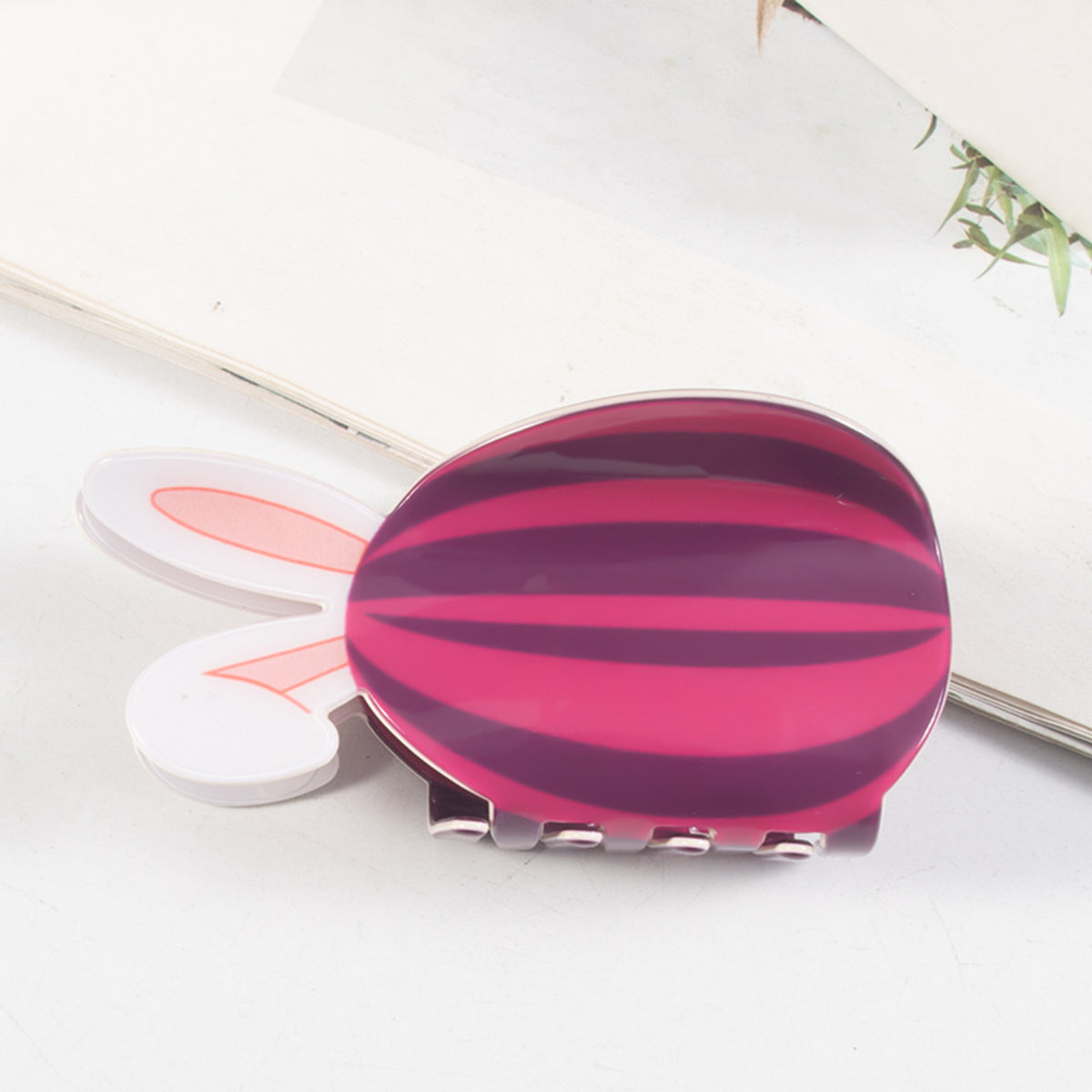 Bunny Ear Easter Egg Hair Claw Clip - Color_4