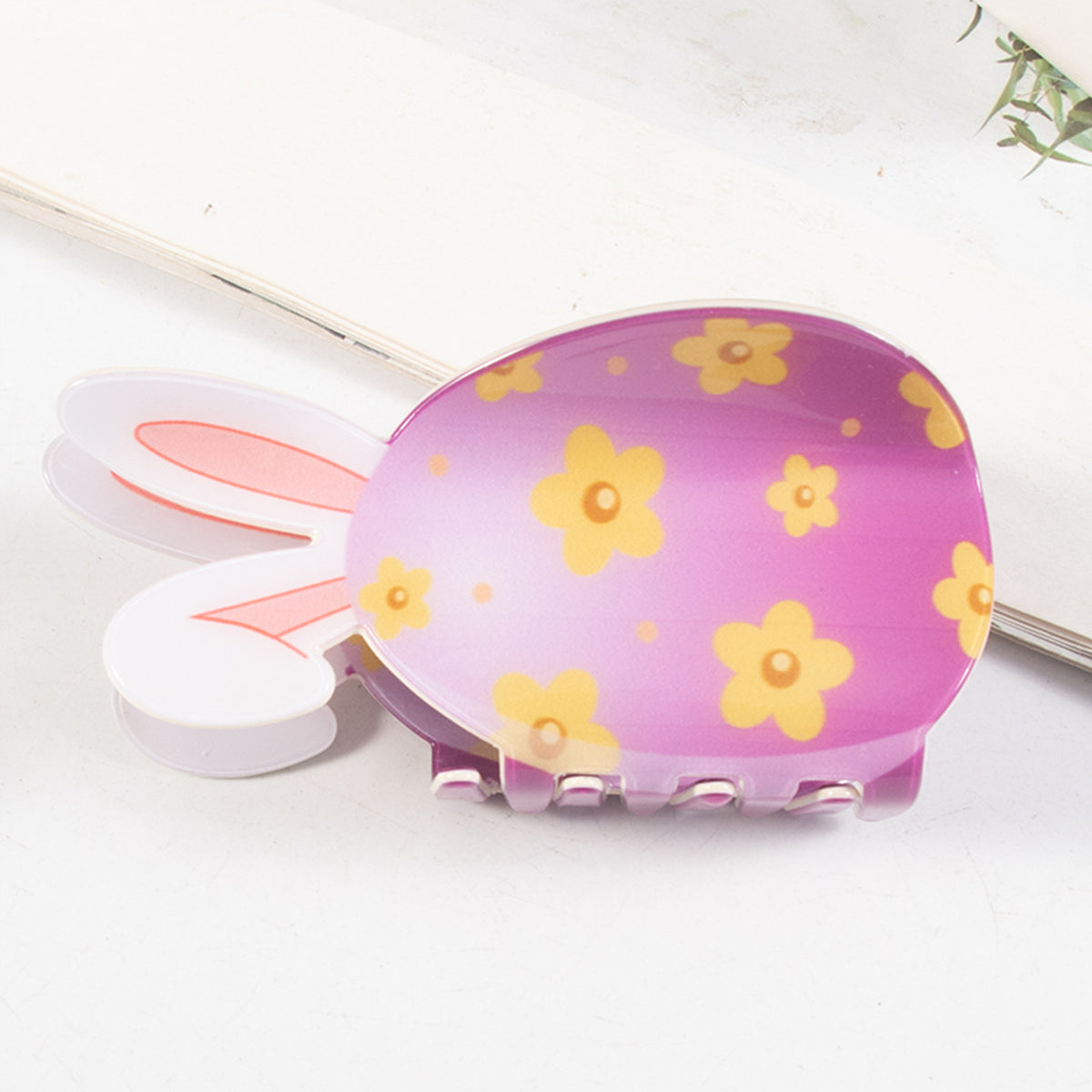 Bunny Ear Easter Egg Hair Claw Clip - Color_5