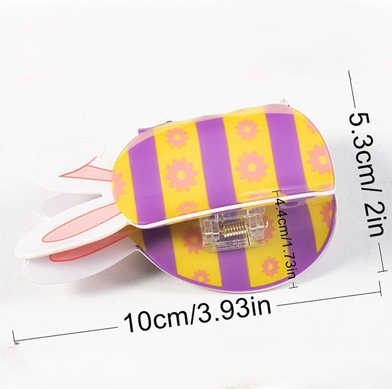 Bunny Ear Easter Egg Hair Claw Clip - view 1