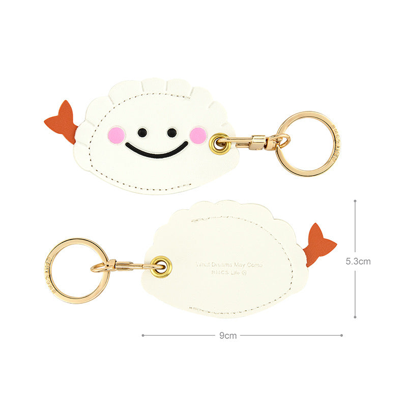 Smiling Comfort Food Keyring Charm - Dumplings