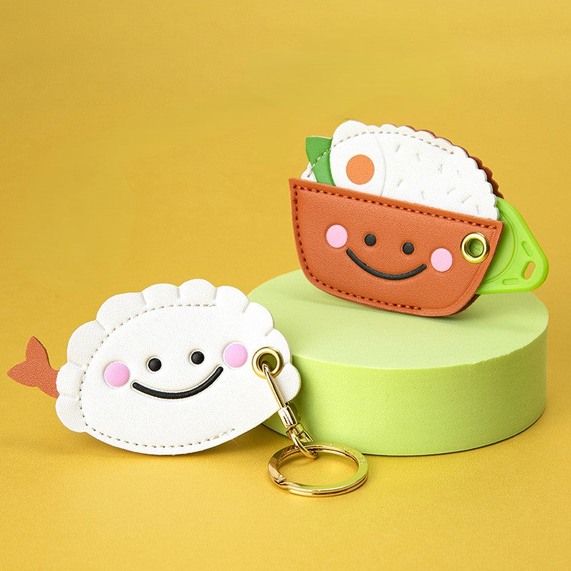 Smiling Comfort Food Keyring Charm - Dumplings - 2