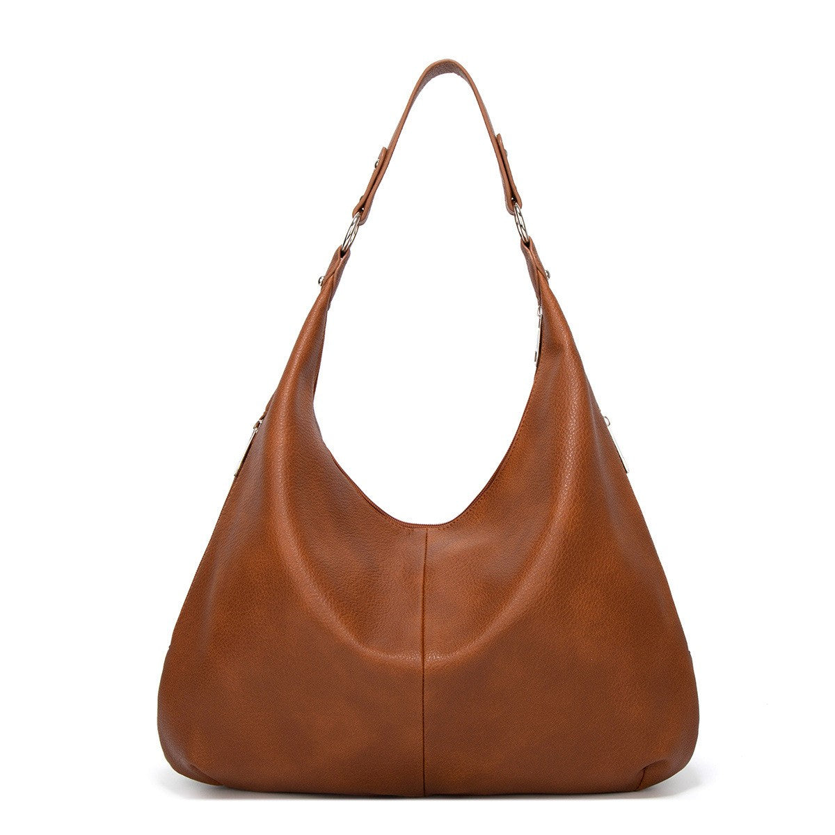 Oversized Slouchy Faux Leather Hobo Bag