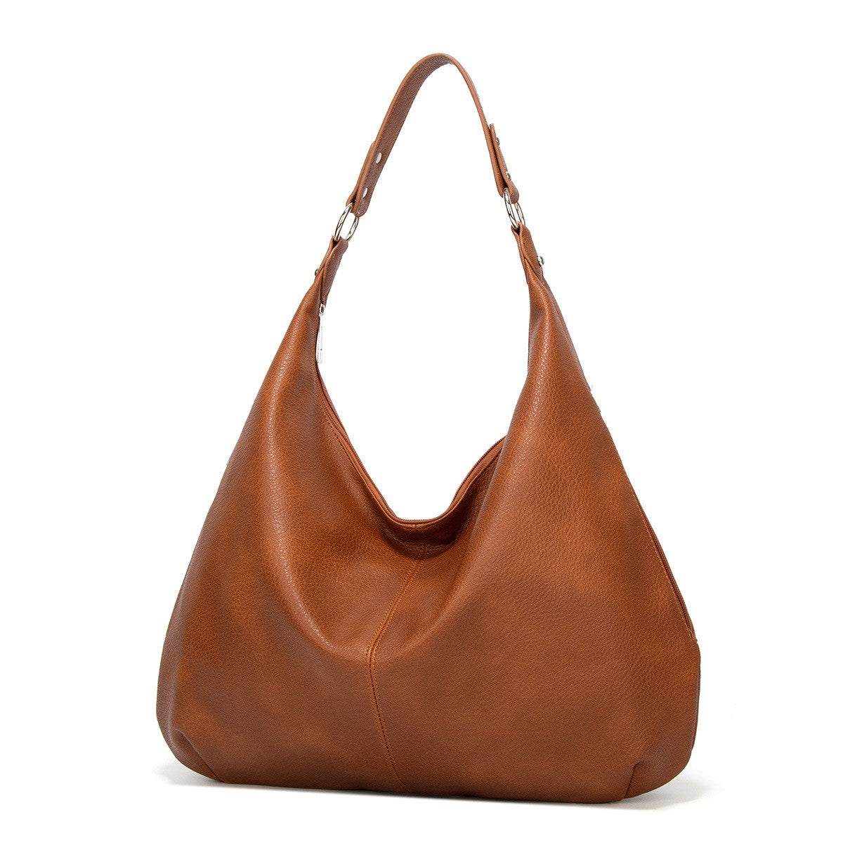 Oversized Slouchy Faux Leather Hobo Bag
