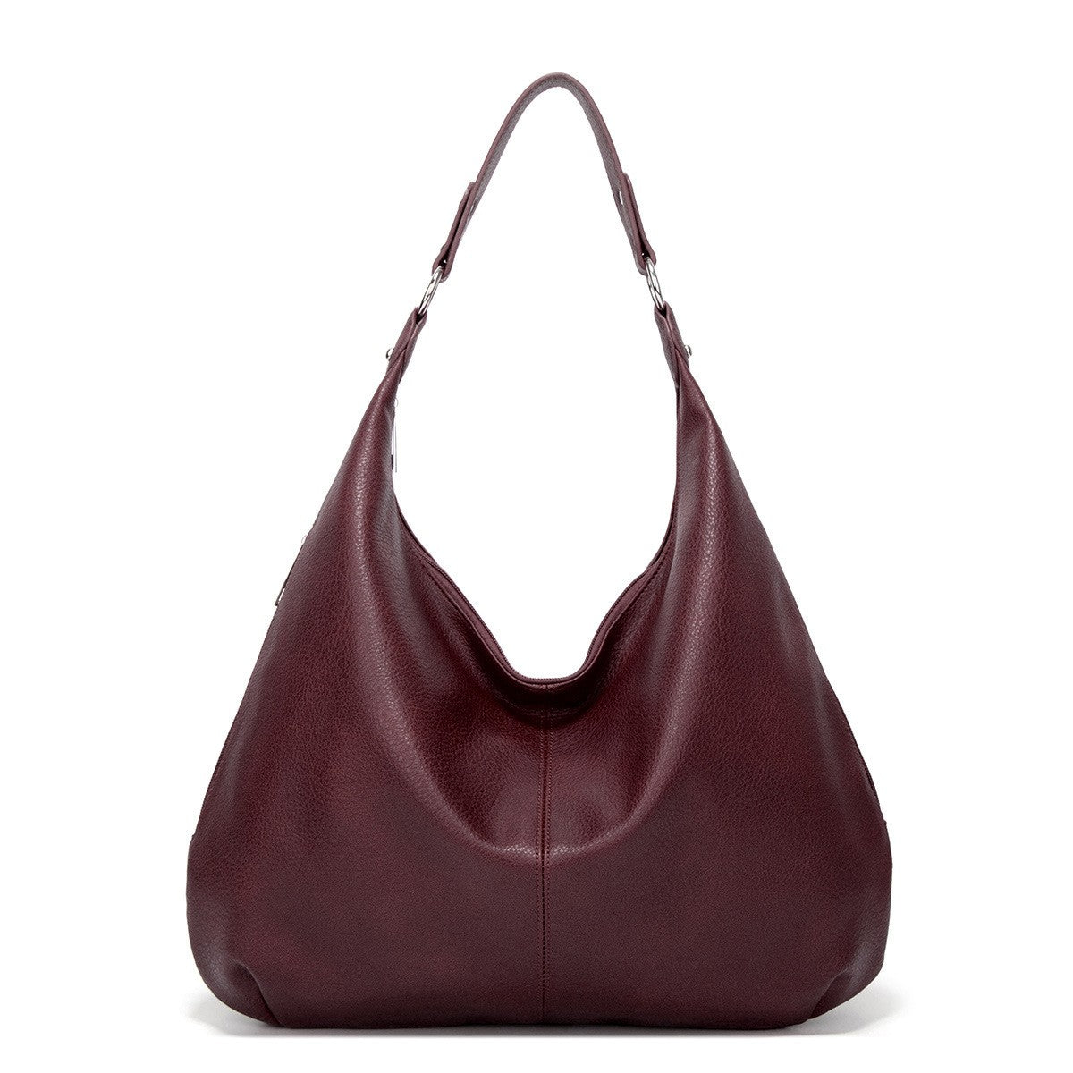 Oversized Slouchy Faux Leather Hobo Bag
