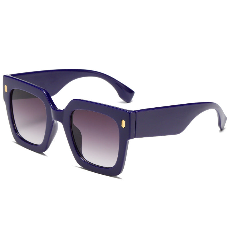 Chunky Oversized Square Rivet Sunglasses