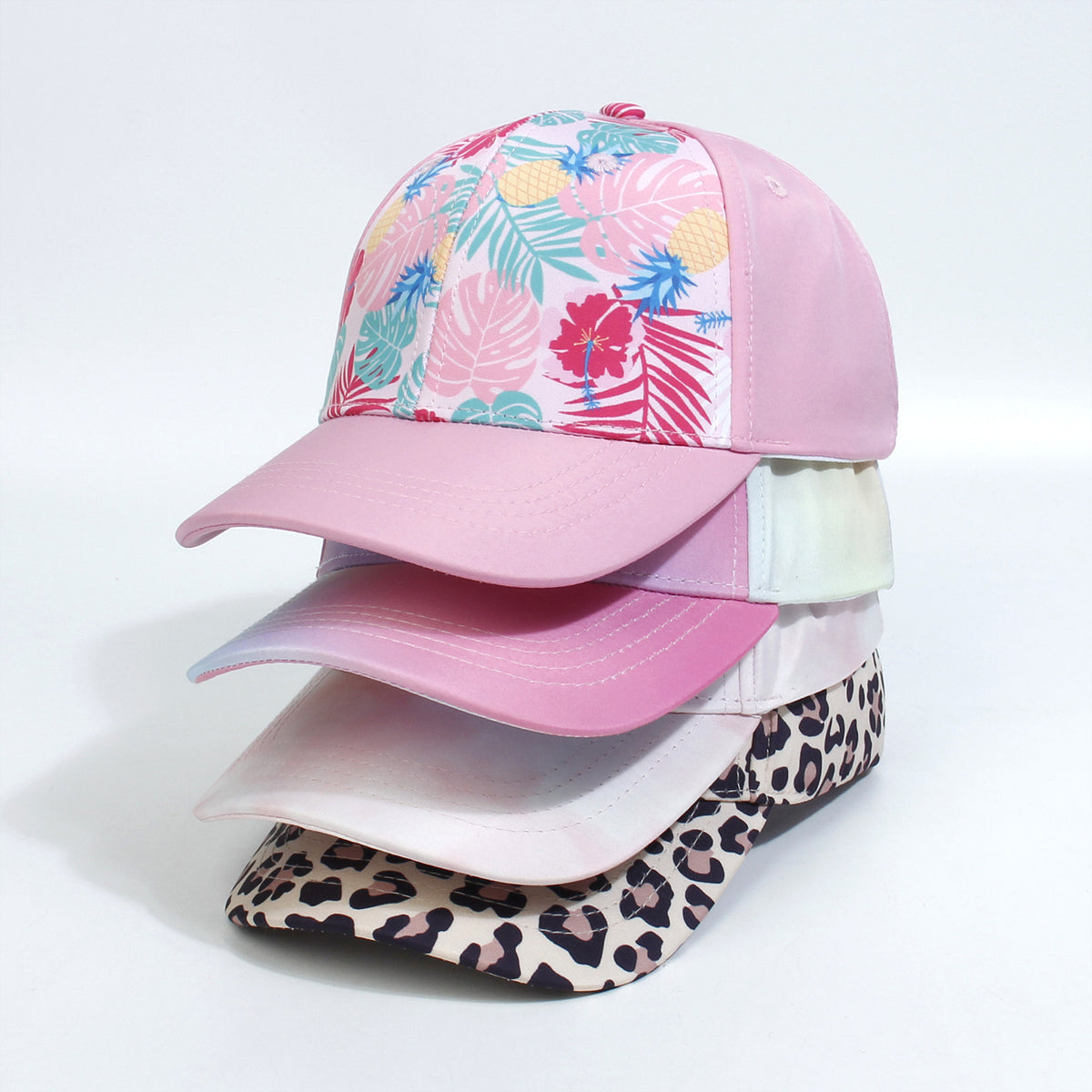 Messy Bun Baseball Cap With Ponytail Opening - view 1