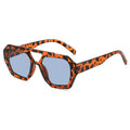 Chunky Double Bridge Geometric Sunglasses - NO_01