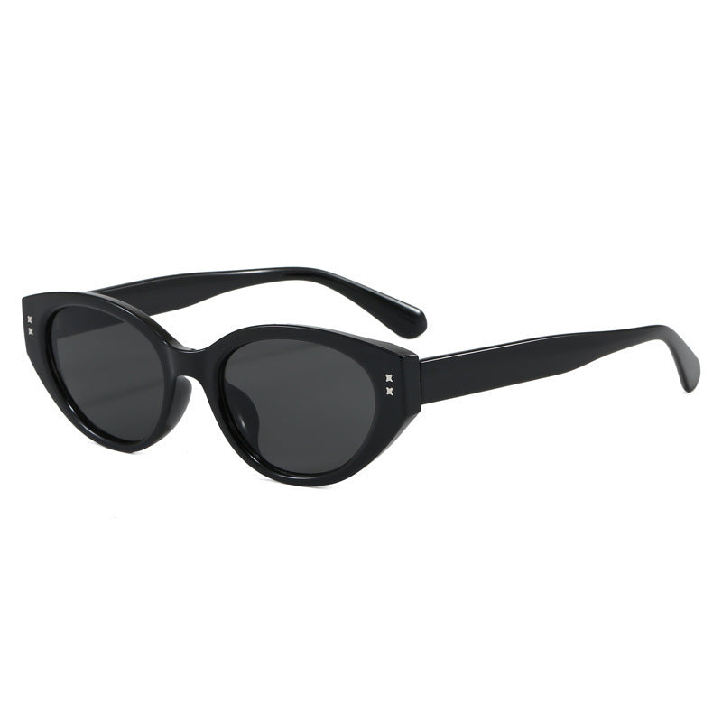 Slim Oval Cat Eye Sunglasses - NO-1