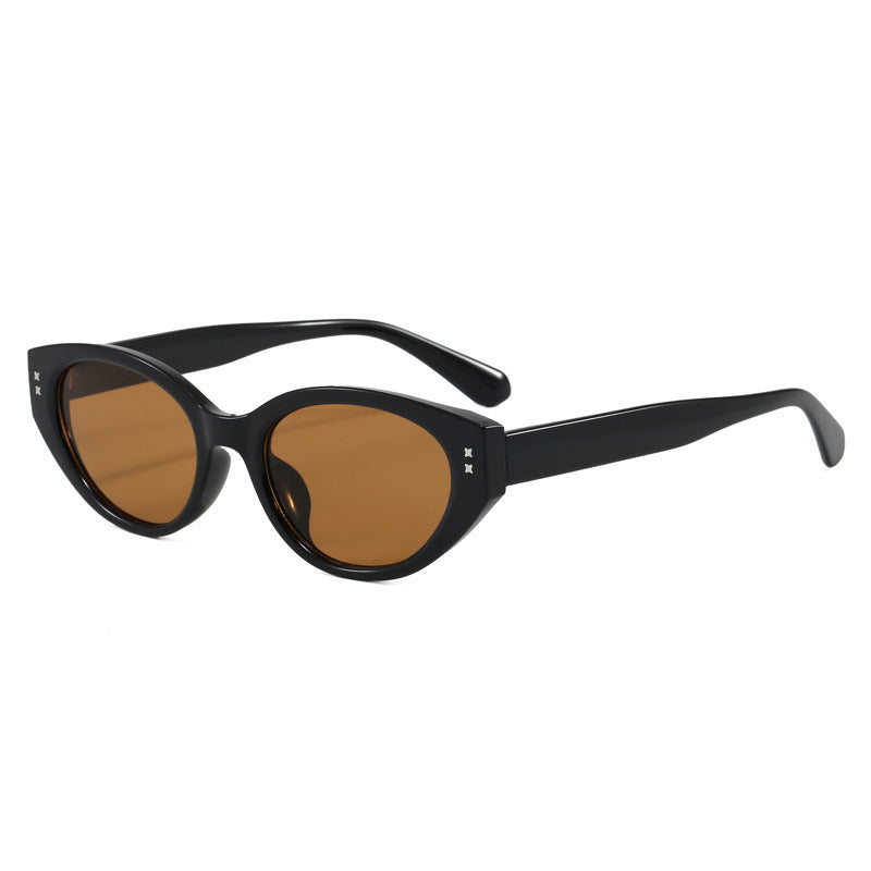 Slim Oval Cat Eye Sunglasses - NO-2