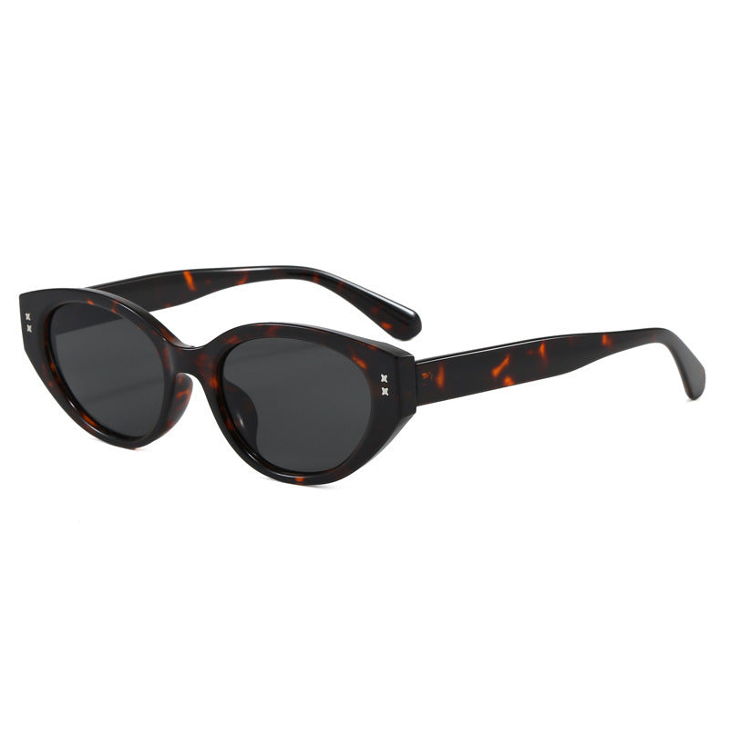 Slim Oval Cat Eye Sunglasses - NO-3