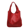 Slouchy Pebbled Faux Leather Shoulder Tote