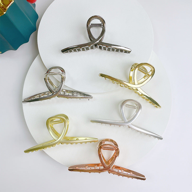 Twisted Loop Metal Hair Claw Clip - view 2