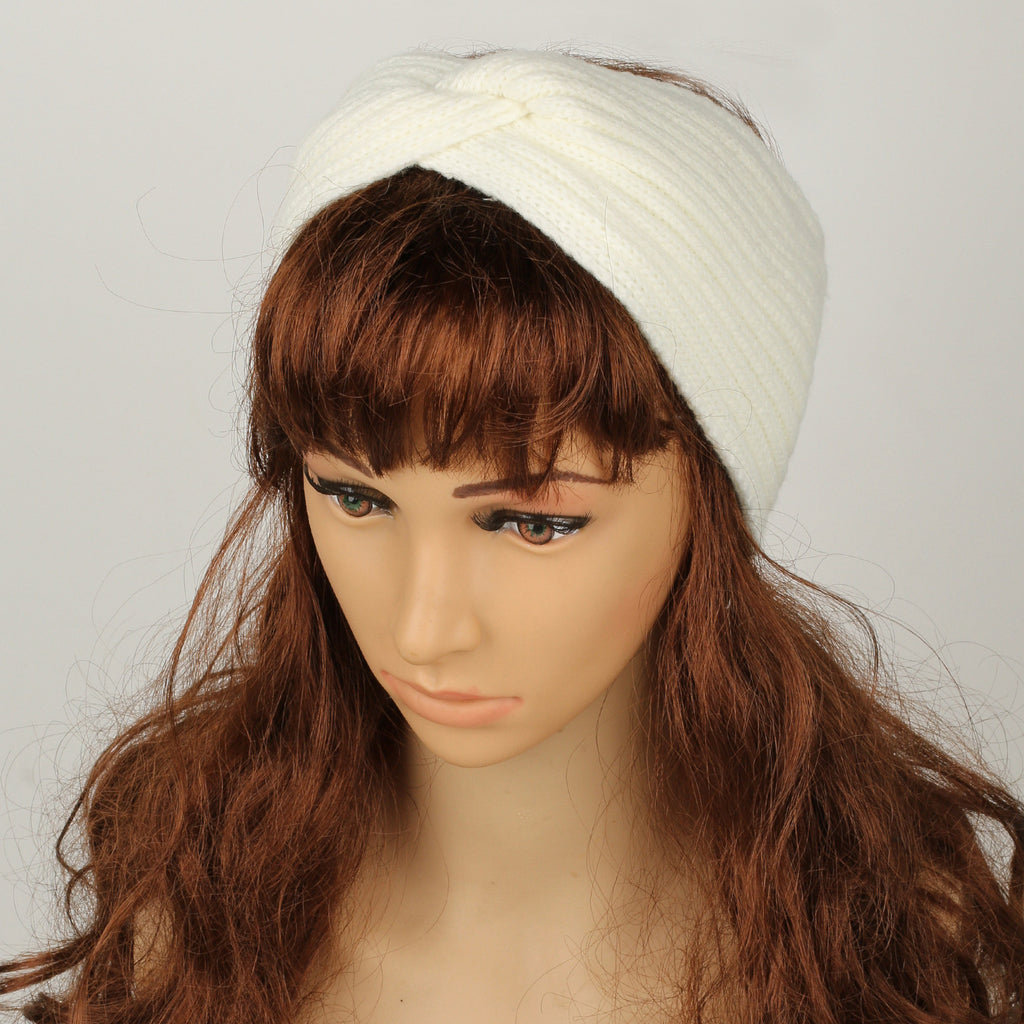 Ribbed Knit Twist Front Ear Warmer - view 14