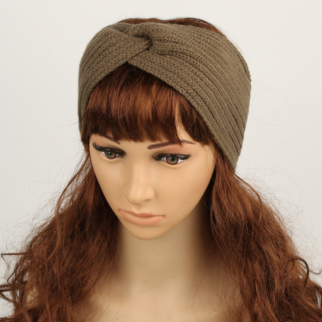 Ribbed Knit Twist Front Ear Warmer - view 16