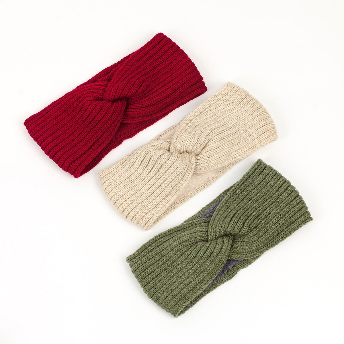 Ribbed Knit Twist Front Ear Warmer - view 19