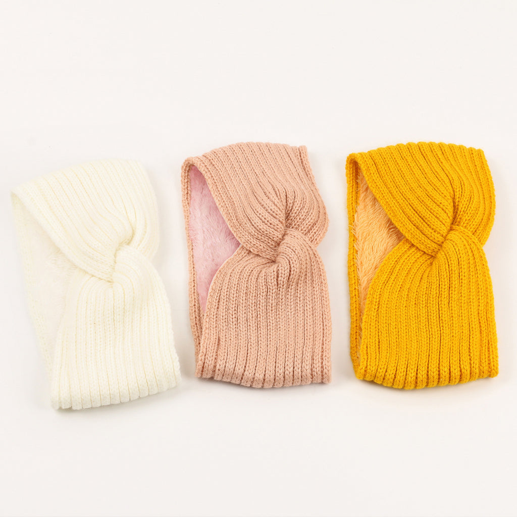 Ribbed Knit Twist Front Ear Warmer - view 2