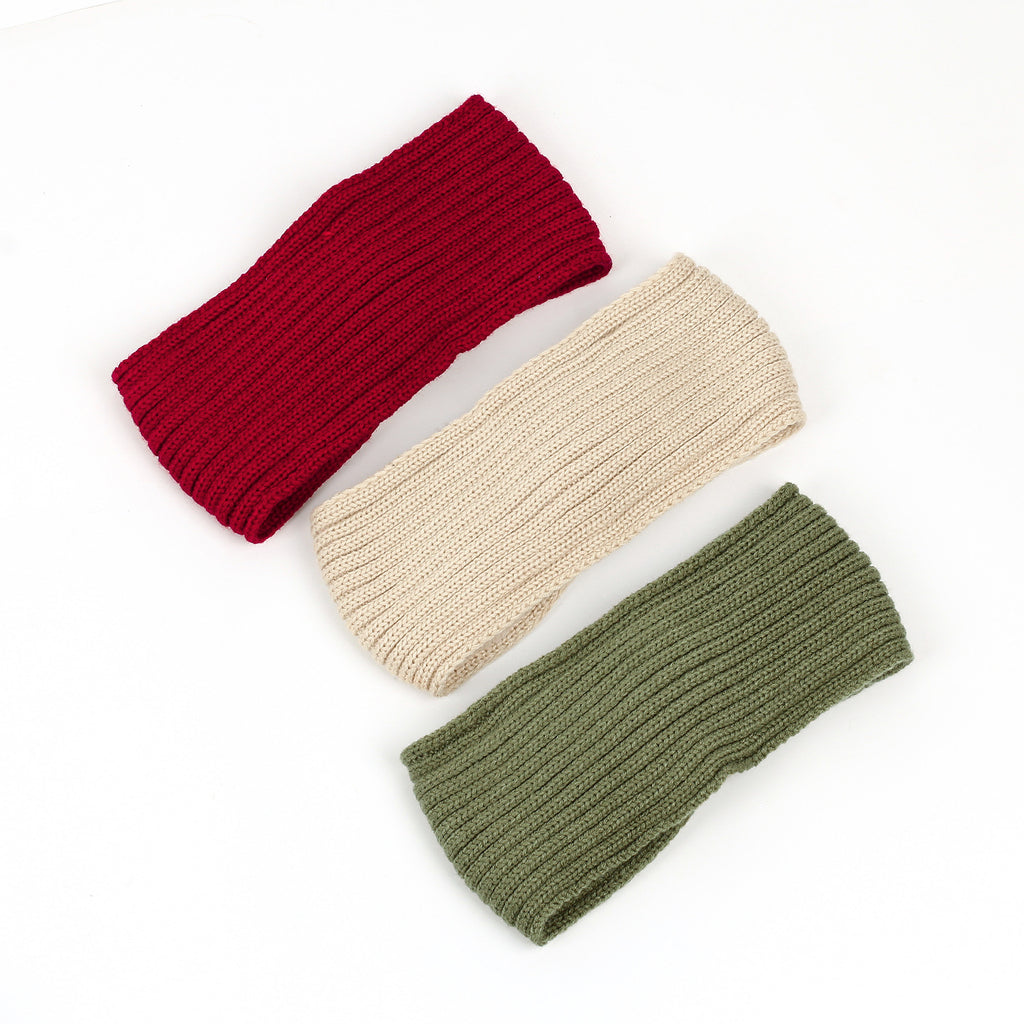 Ribbed Knit Twist Front Ear Warmer - view 20