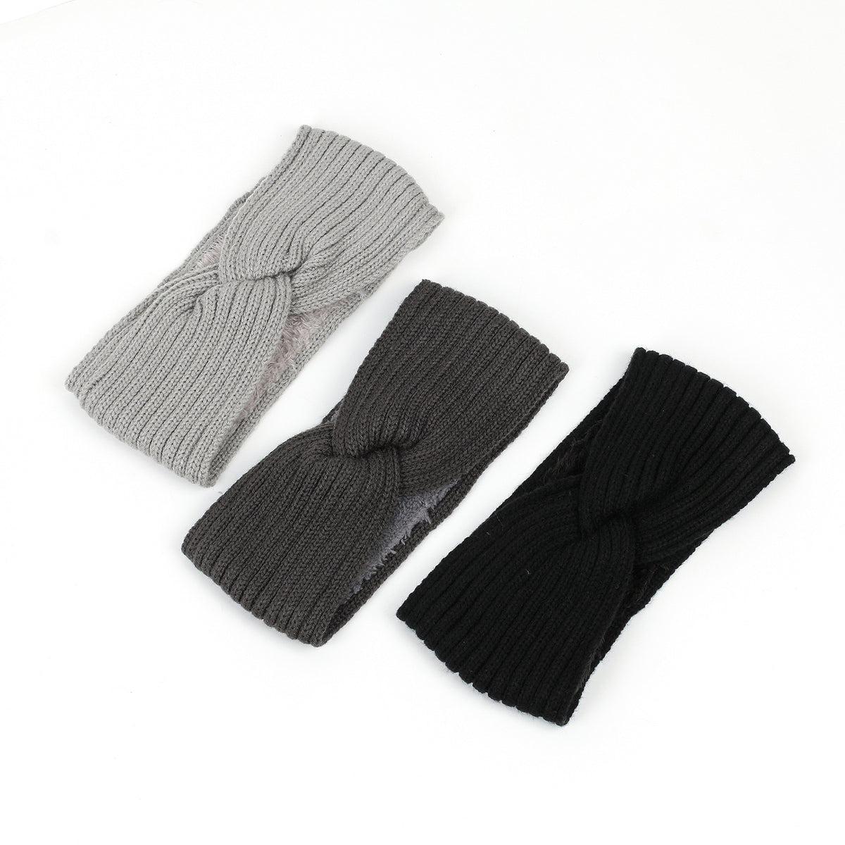 Ribbed Knit Twist Front Ear Warmer - view 21