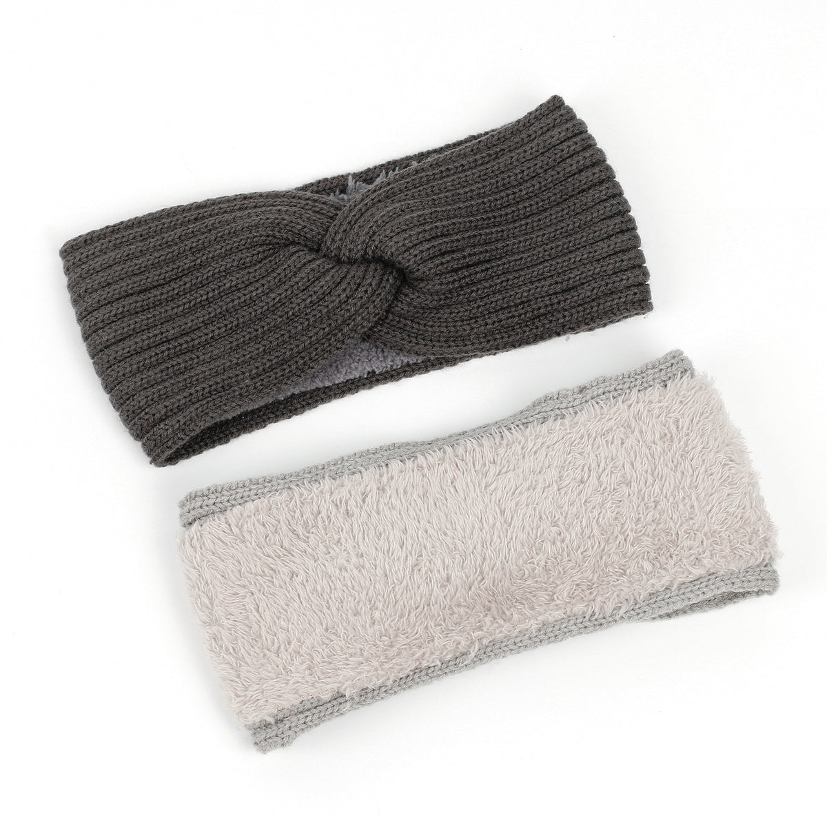 Ribbed Knit Twist Front Ear Warmer - view 4