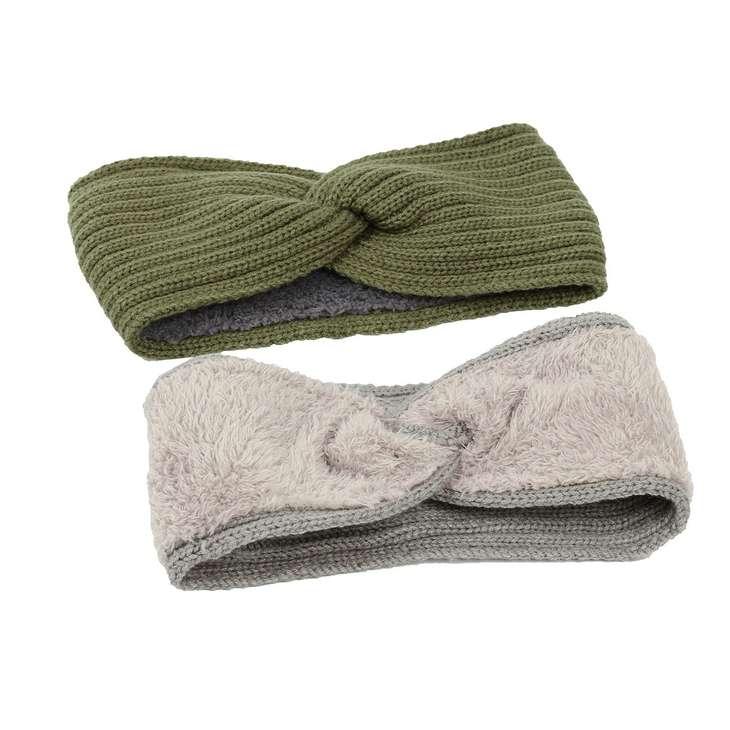 Ribbed Knit Twist Front Ear Warmer - view 7