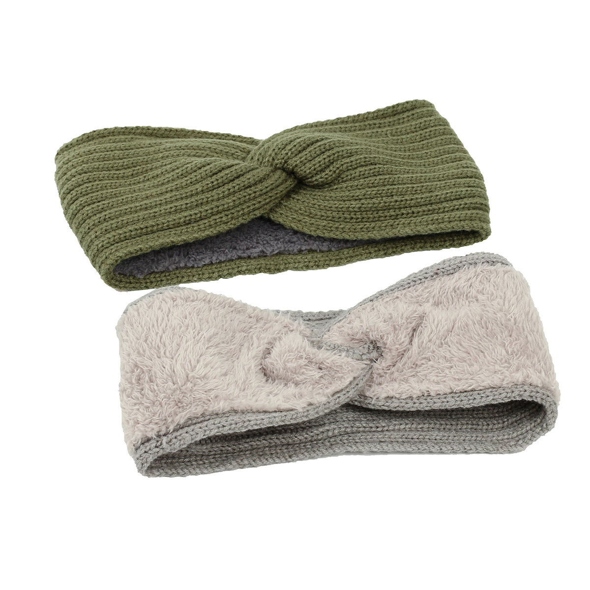 Ribbed Knit Twist Front Ear Warmer - view 7