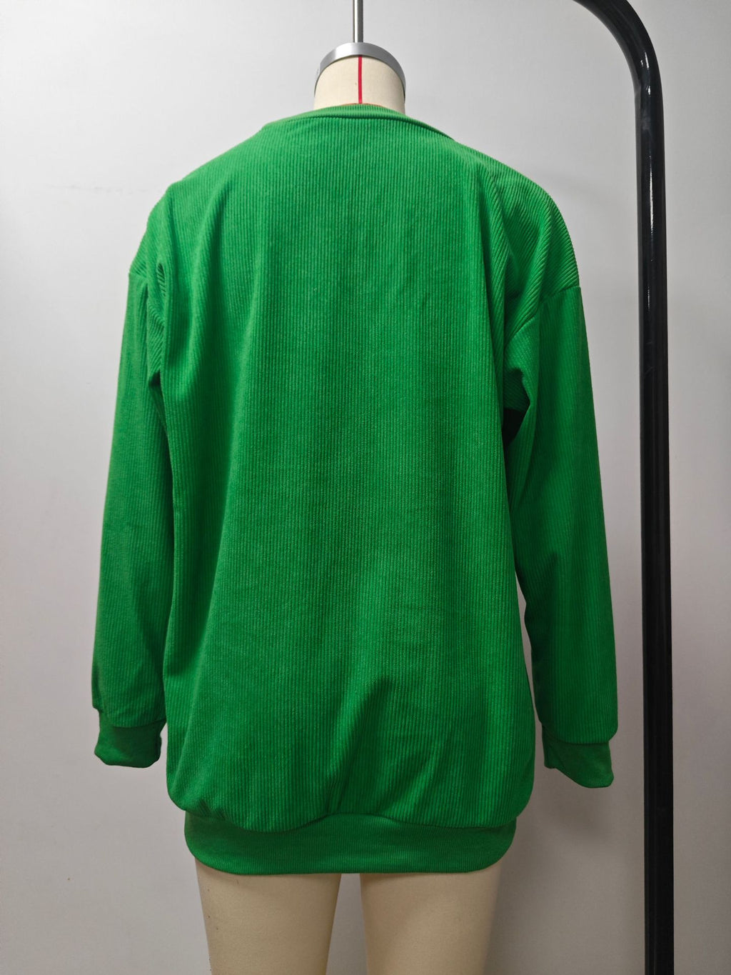 Howdy Western Graphic Oversized Sweatshirt - Green - 2