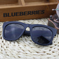 Chunky Square Frame Mirrored Sunglasses - SandBlack