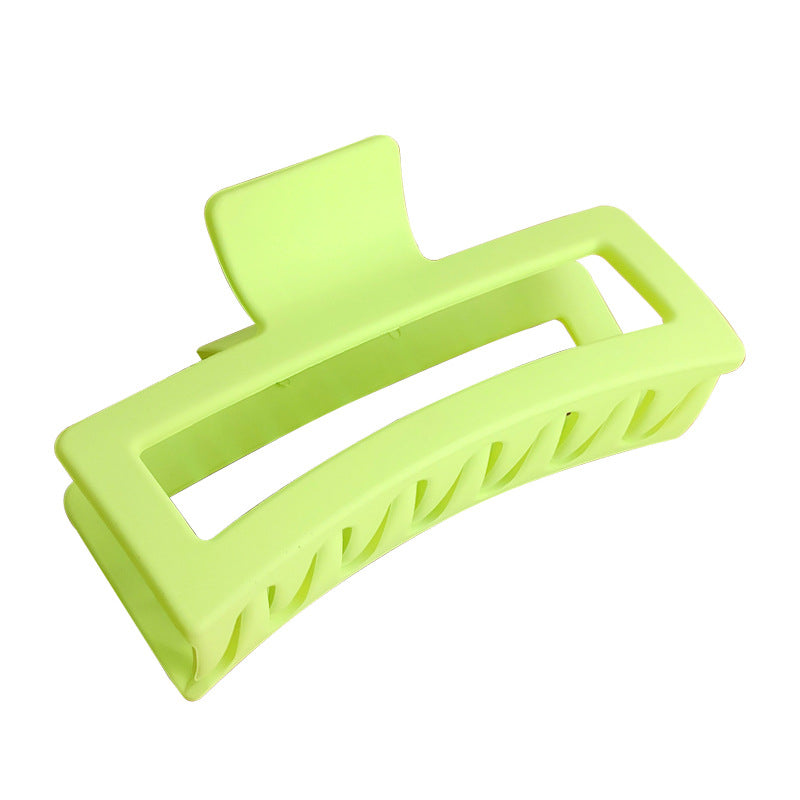 Matte Hollow Rectangle Large Claw Clip