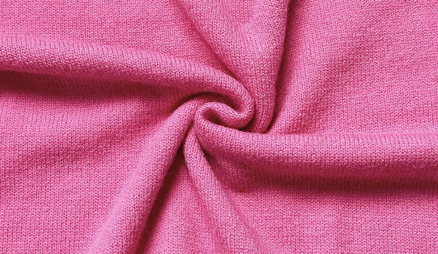 Wide Flare Sleeve Boat Neck Knit Top - view 1