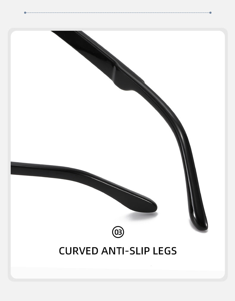 Rounded Square Frame Everyday Sunglasses - view 3