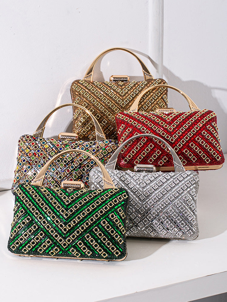 Rhinestone Embellished Evening Handbag