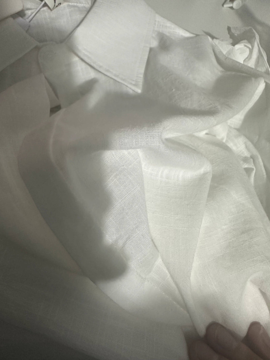 Breezy Linen Weave Oversized Collared Shirt - view 25