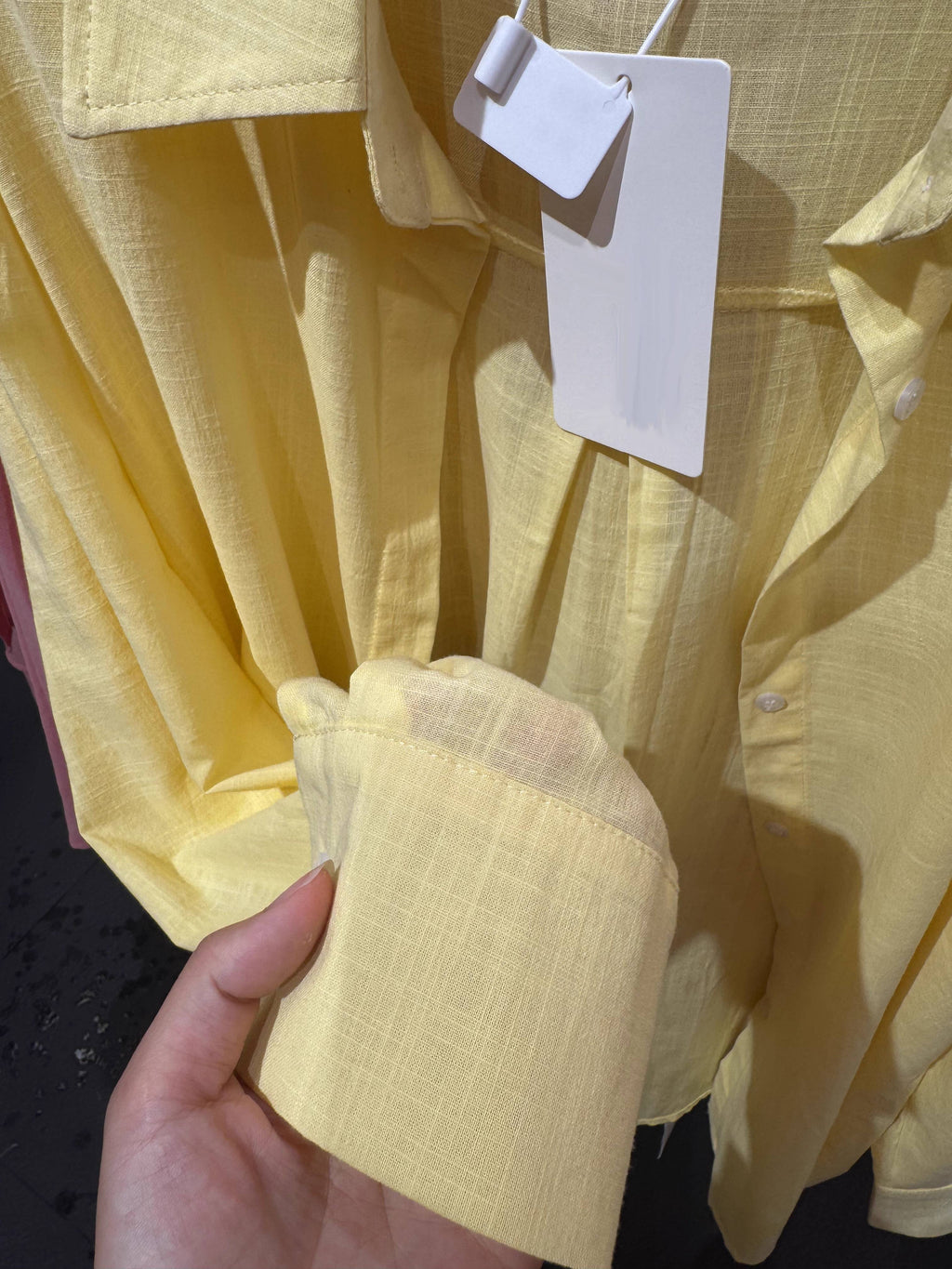 Breezy Linen Weave Oversized Collared Shirt - view 26