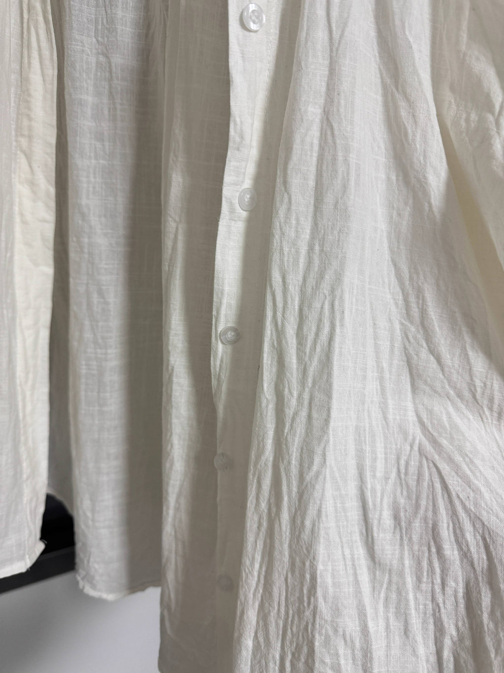 Breezy Linen Weave Oversized Collared Shirt - view 31
