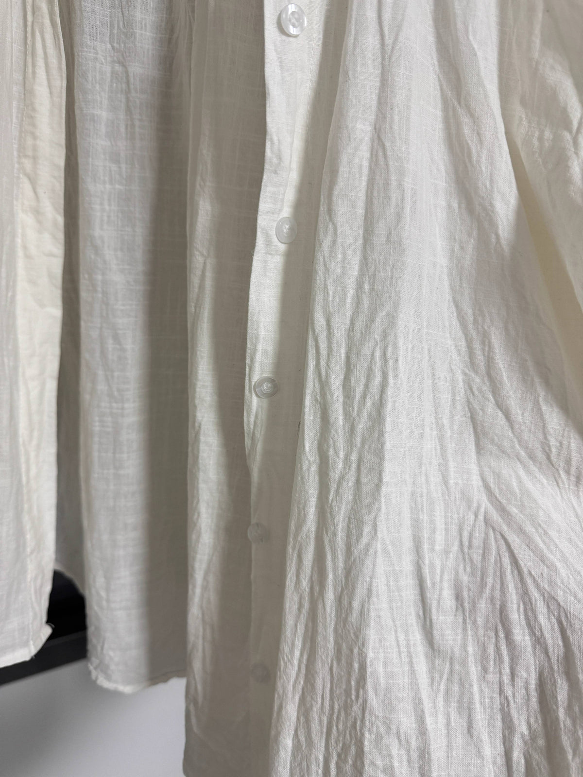 Breezy Linen Weave Oversized Collared Shirt - view 31