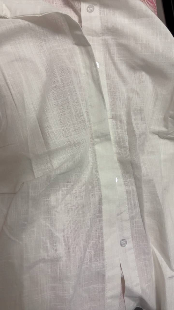 Breezy Linen Weave Oversized Collared Shirt - view 35