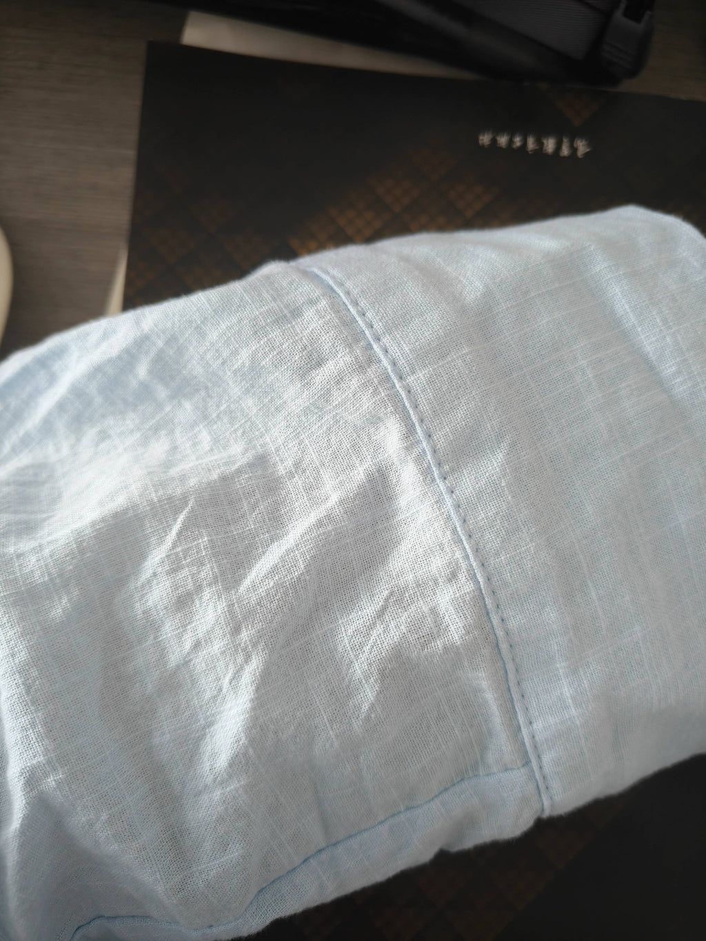 Breezy Linen Weave Oversized Collared Shirt - view 40