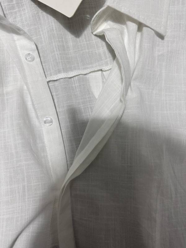 Breezy Linen Weave Oversized Collared Shirt - view 48