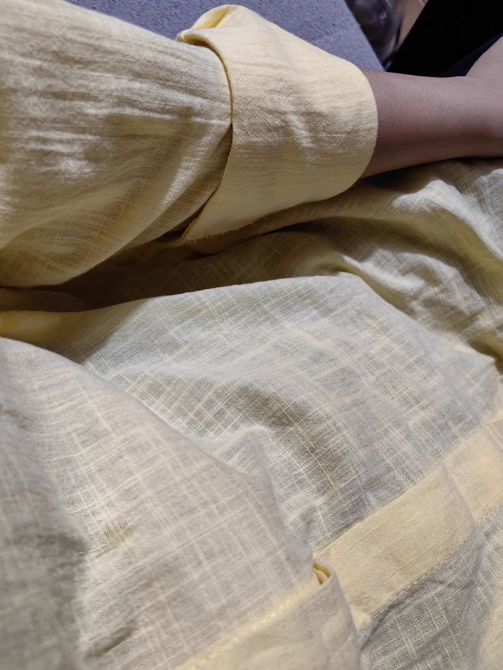 Breezy Linen Weave Oversized Collared Shirt - view 52