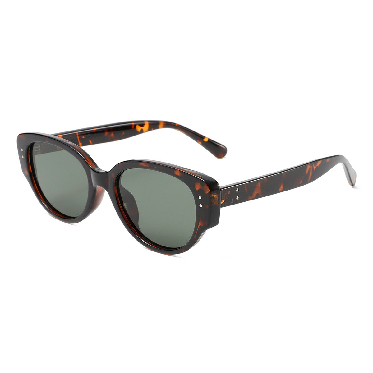 Polarized Oval Cat Eye Sunglasses - Color_7