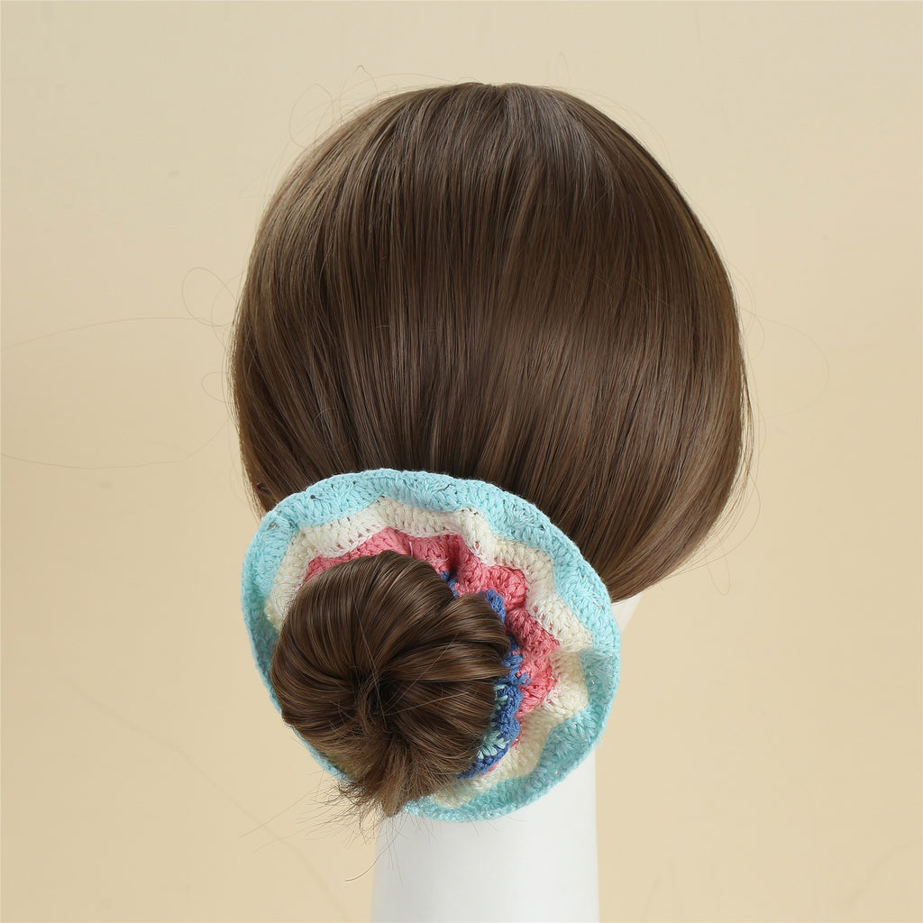 Crochet Blossom Scrunchie Hair Tie - view 1