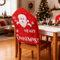 Merry Christmas Dining Chair Back Cover Decor - Santa
