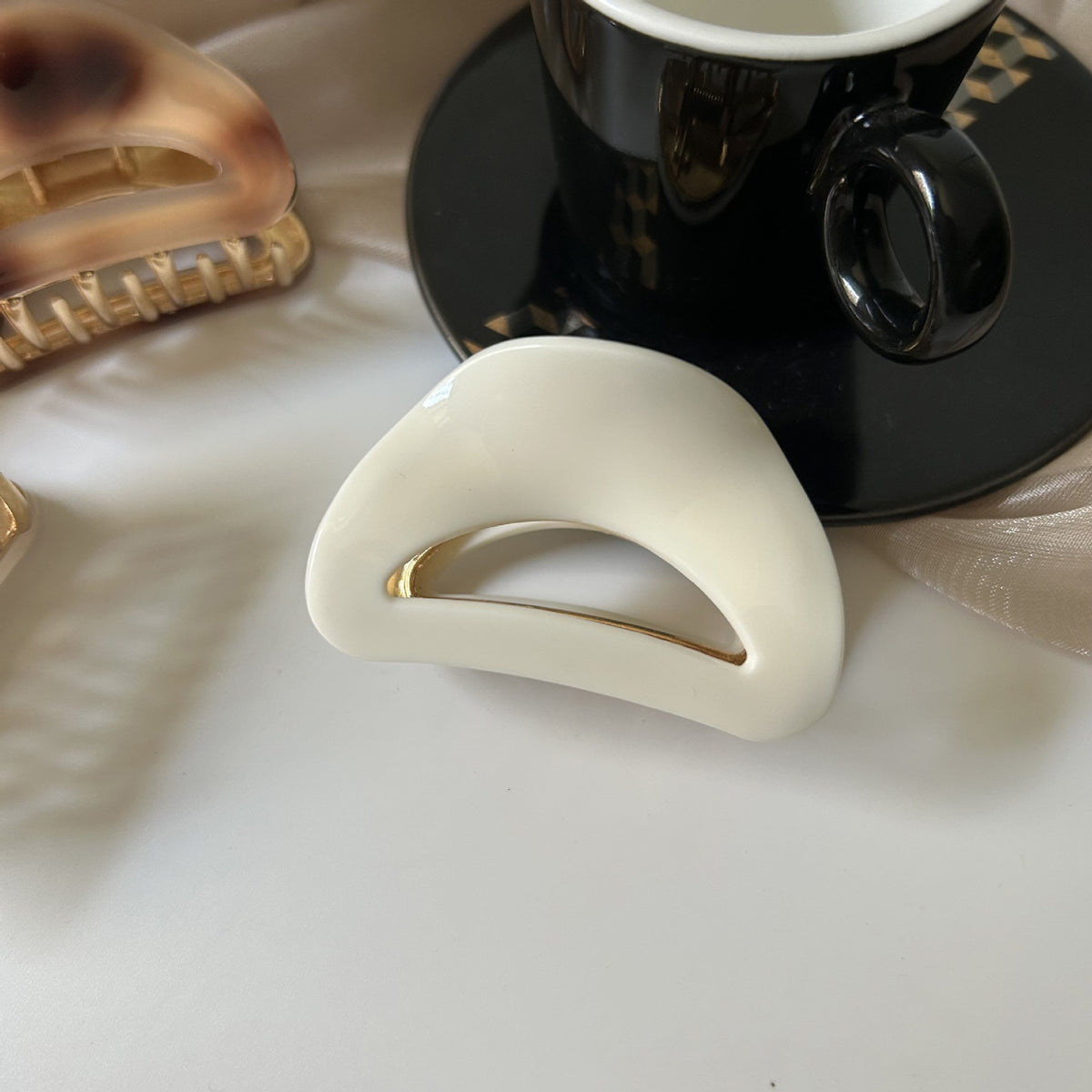 Vintage Acetate Hair Claw Clip Collection - Color_38