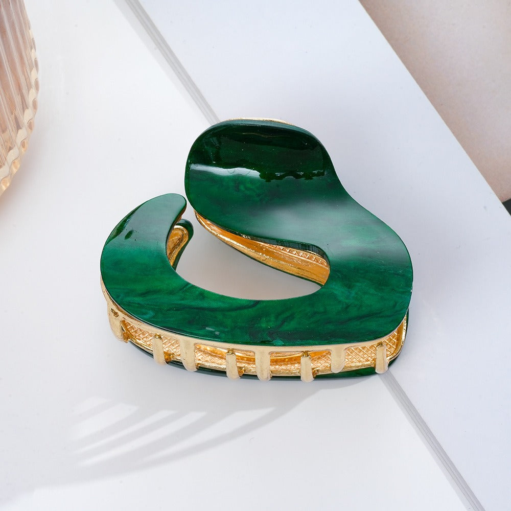 Vintage Acetate Hair Claw Clip Collection - Color_42
