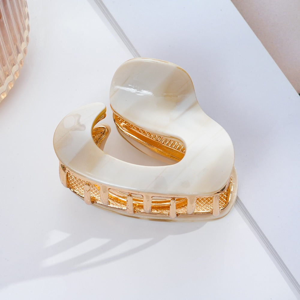 Vintage Acetate Hair Claw Clip Collection - Color_44
