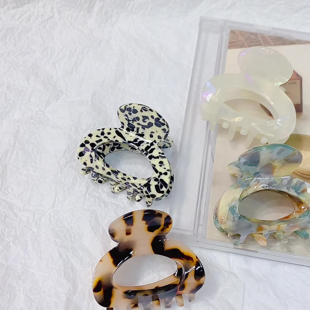Vintage Acetate Hair Claw Clip Collection - view 1