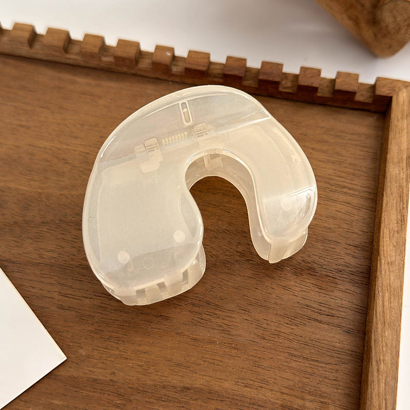 Translucent Pearl Shine Hair Claw Clip - Arch