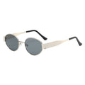 Oval Sunglasses With Flat Metal Temple Arms - Color_02