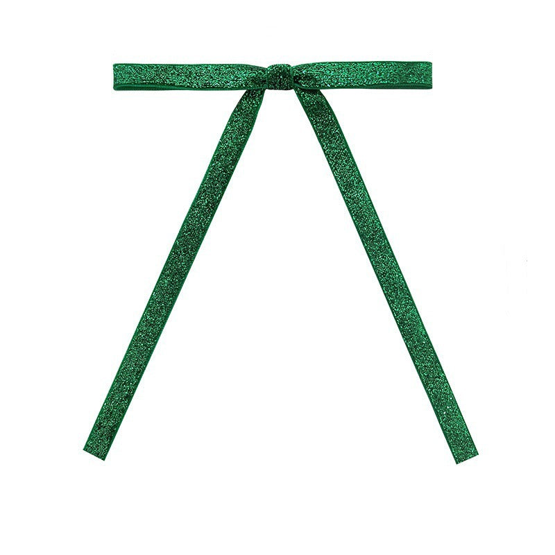 Sparkle Velvet Bow Christmas Ornaments, 30 Pack - Green