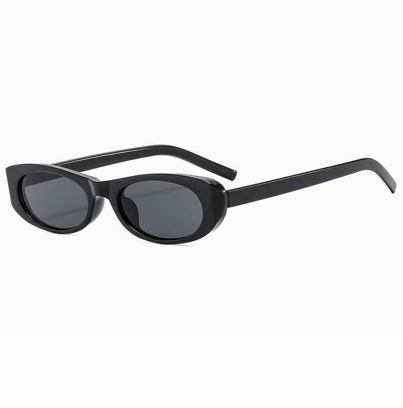 Narrow Oval Lens Nineties Sunglasses - Color_3 - 1